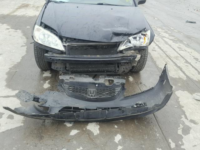 1HGEM22555L067425 - 2005 HONDA CIVIC BLACK photo 9