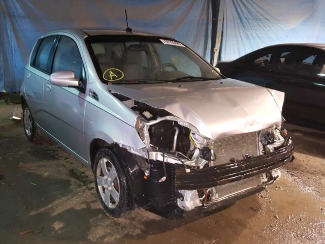 KL1TD66EX9B299741 - 2009 CHEVROLET AVEO LS SILVER photo 1