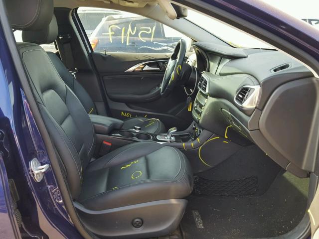 SJKCH5CR6HA031589 - 2017 INFINITI QX30 BASE BLUE photo 5