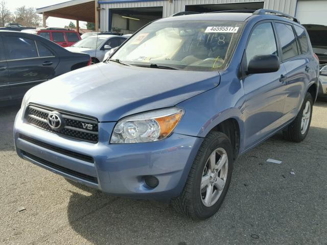 JTMBK33V176013598 - 2007 TOYOTA RAV4 BLUE photo 2