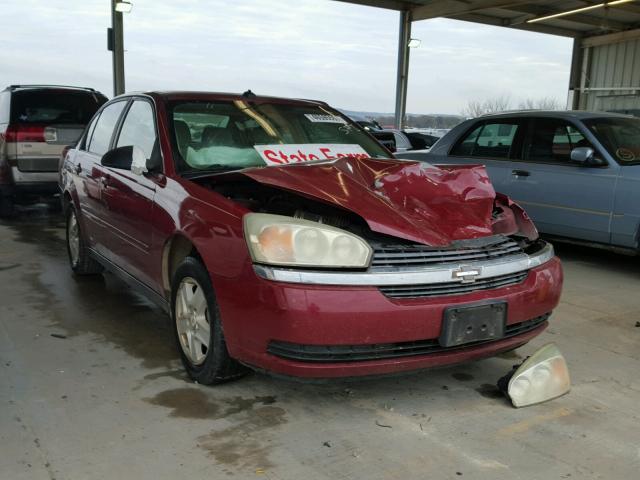 1G1ZT528X5F306702 - 2005 CHEVROLET MALIBU LS MAROON photo 1