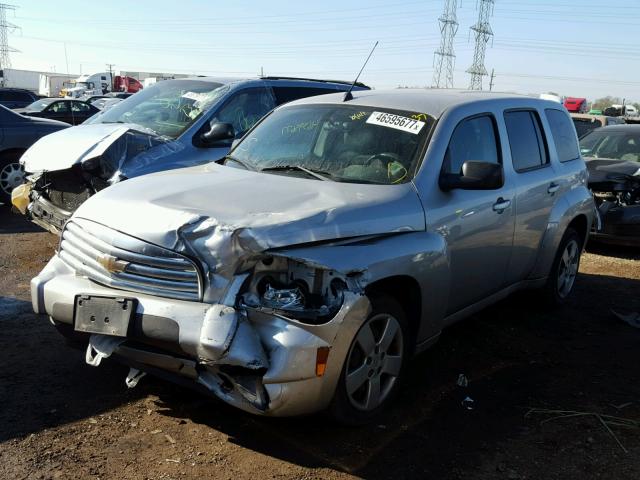 3GNDA13D67S605704 - 2007 CHEVROLET HHR LS SILVER photo 2