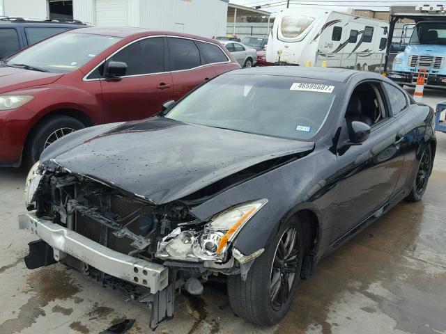 JNKCV64EX8M105185 - 2008 INFINITI G37 BASE BLACK photo 2