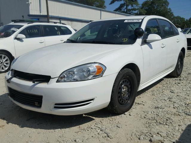 2G1WD5EM2A1217930 - 2010 CHEVROLET IMPALA POL WHITE photo 2