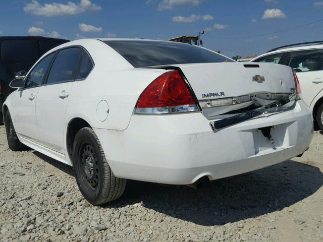 2G1WD5EM2A1217930 - 2010 CHEVROLET IMPALA POL WHITE photo 3