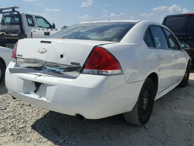 2G1WD5EM2A1217930 - 2010 CHEVROLET IMPALA POL WHITE photo 4