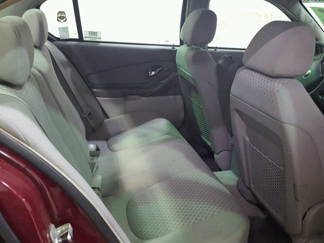1G1ZT51F96F163162 - 2006 CHEVROLET MALIBU LT Tünd qırmızı foto 6