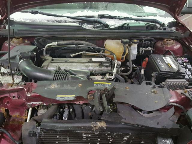 1G1ZT51F96F163162 - 2006 CHEVROLET MALIBU LT Tünd qırmızı foto 7