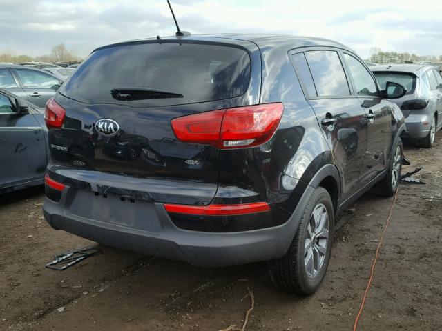 KNDPB3AC7F7734332 - 2015 KIA SPORTAGE L BLACK photo 4