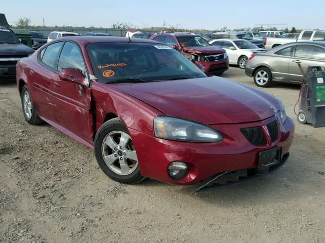 2G2WS522151202152 - 2005 PONTIAC GRAND PRIX RED photo 1