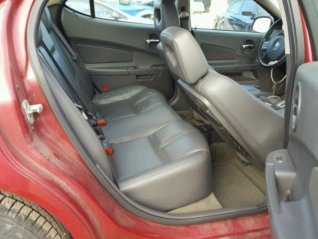 2G2WS522151202152 - 2005 PONTIAC GRAND PRIX RED photo 6