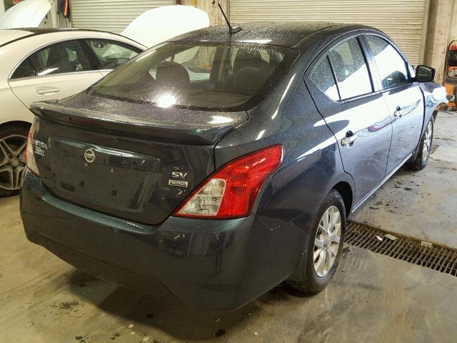 3N1CN7AP8HL841729 - 2017 NISSAN VERSA S BLUE photo 4