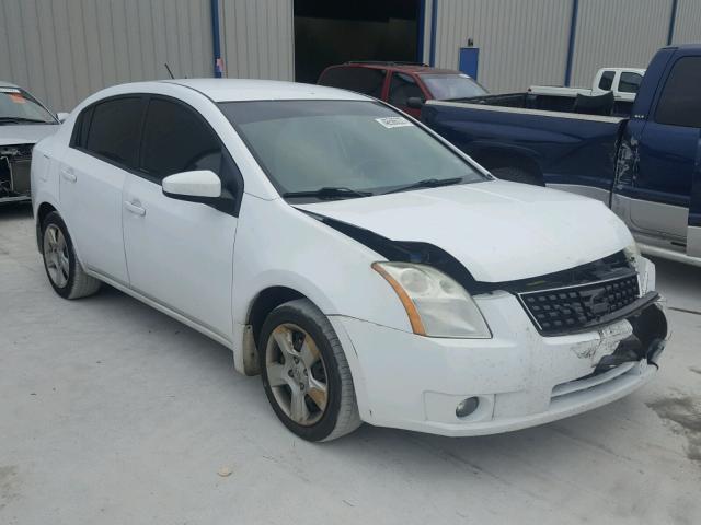 3N1AB61E39L611641 - 2009 NISSAN SENTRA WHITE photo 1