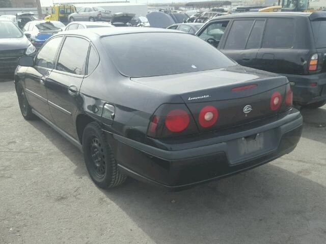 2G1WF52E859353235 - 2005 CHEVROLET IMPALA 黑色 照片 3