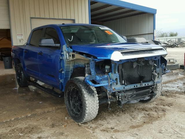 5TFEM5F11GX104506 - 2016 TOYOTA TUNDRA CRE BLUE photo 1