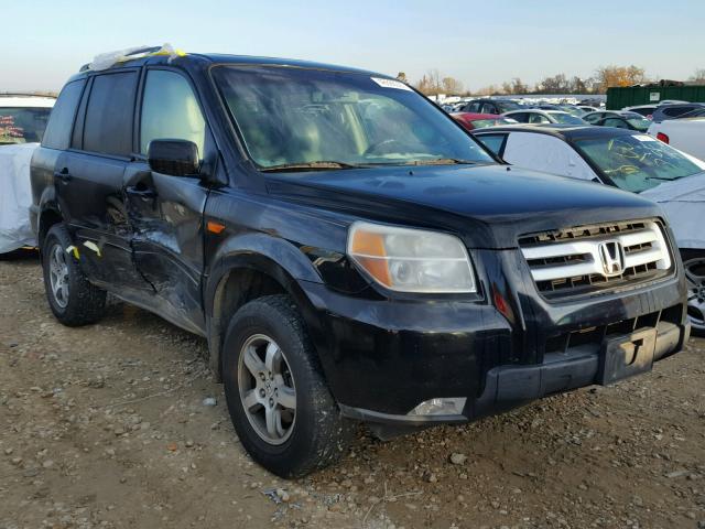 5FNYF18517B029882 - 2007 HONDA PILOT EXL BLACK photo 1