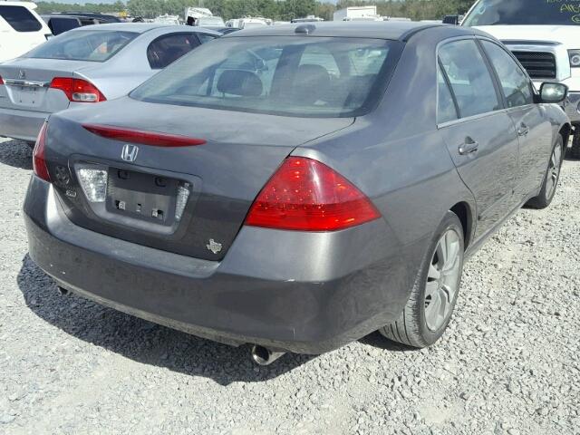 1HGCM66566A046007 - 2006 HONDA ACCORD EX GRAY photo 4