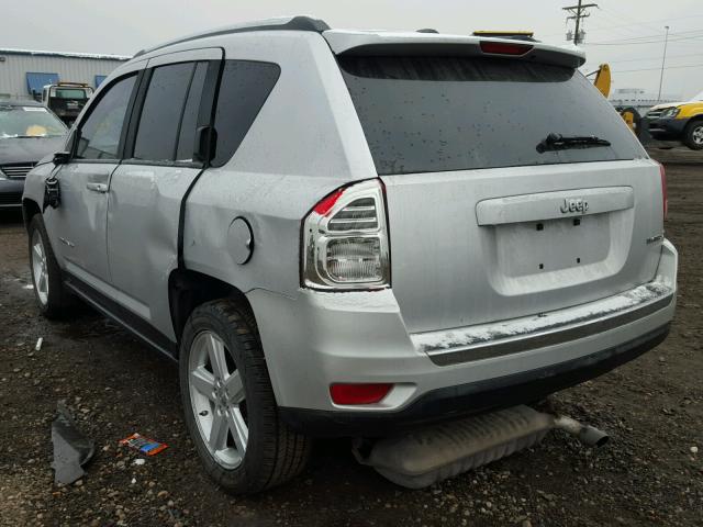 1C4NJCCB3DD122383 - 2013 JEEP COMPASS LI SILVER photo 3