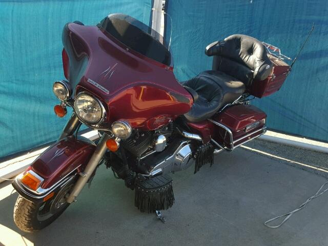 1HD1FFW101Y628812 - 2001 HARLEY-DAVIDSON FLHTCI MAROON photo 2