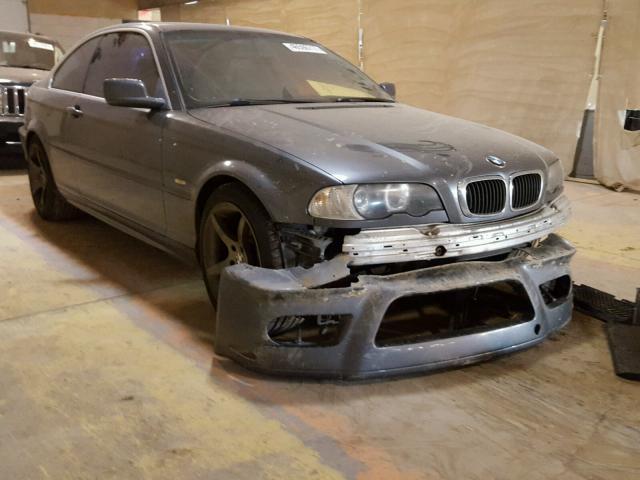 WBABN33462JW51900 - 2002 BMW 325 CI GRAY photo 1