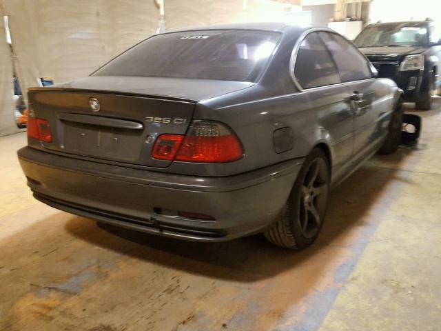 WBABN33462JW51900 - 2002 BMW 325 CI GRAY photo 4