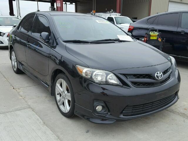 5YFBU4EE4DP078835 - 2013 TOYOTA COROLLA BA BLACK photo 1