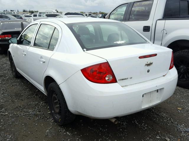 1G1AT58H797100130 - 2009 CHEVROLET COBALT LT WHITE photo 3