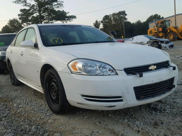 2G1WS57M191316298 - 2009 CHEVROLET IMPALA POL WHITE photo 1