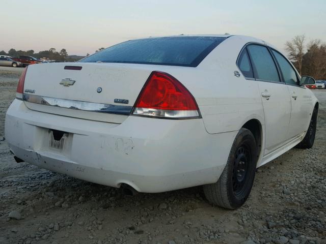 2G1WS57M191316298 - 2009 CHEVROLET IMPALA POL WHITE photo 4