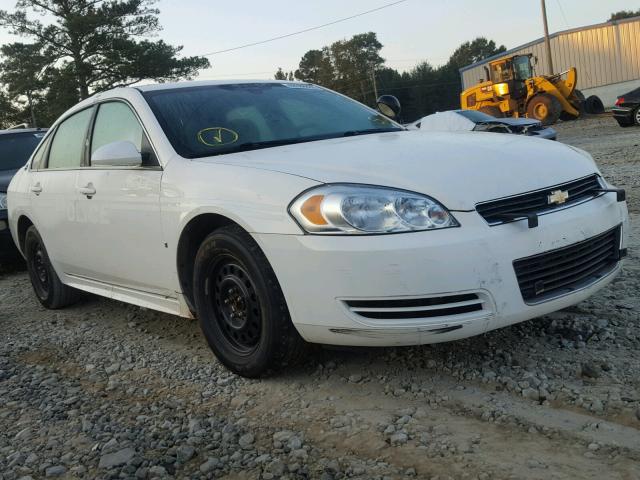 2G1WS57M191316298 - 2009 CHEVROLET IMPALA POL WHITE photo 9