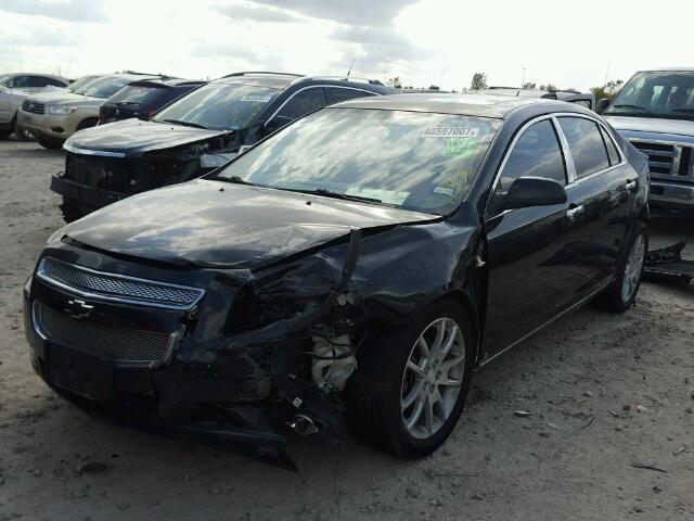 1G1ZK577684296303 - 2008 CHEVROLET MALIBU LTZ BLACK photo 2