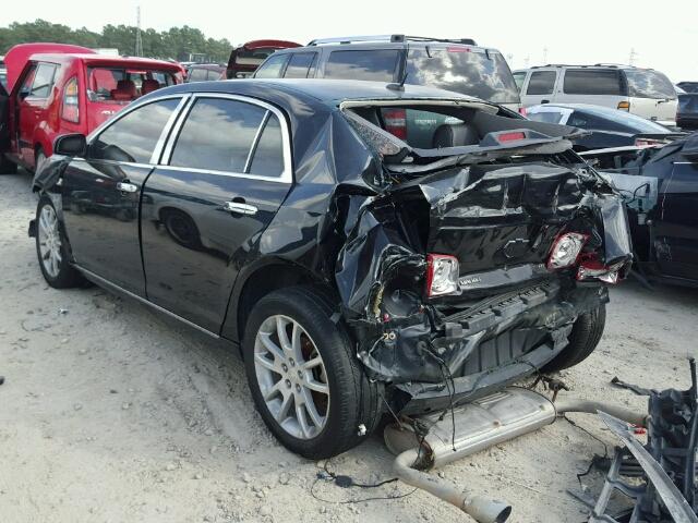 1G1ZK577684296303 - 2008 CHEVROLET MALIBU LTZ BLACK photo 3