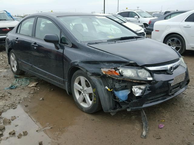 1HGFA16897L044079 - 2007 HONDA CIVIC EX შავი ფოტო 1