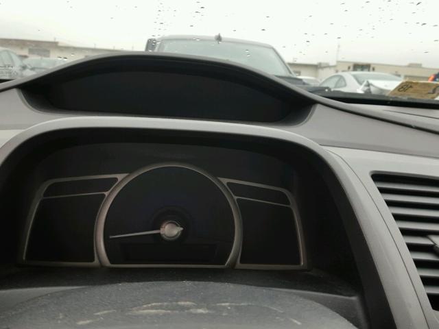 1HGFA16897L044079 - 2007 HONDA CIVIC EX შავი ფოტო 8