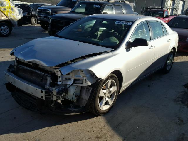 1G1ZB5E16BF234667 - 2011 CHEVROLET MALIBU LS SILVER photo 2