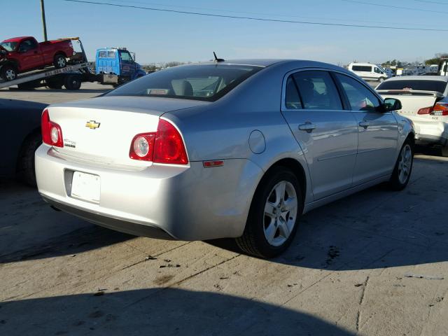 1G1ZB5E16BF234667 - 2011 CHEVROLET MALIBU LS SILVER photo 4