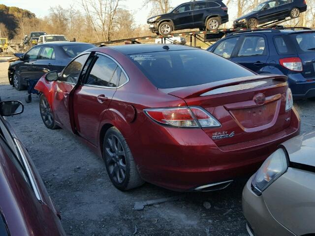 1YVHP82B495M27610 - 2009 MAZDA 6 S RED photo 3