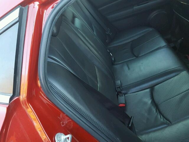 1YVHP82B495M27610 - 2009 MAZDA 6 S RED photo 6