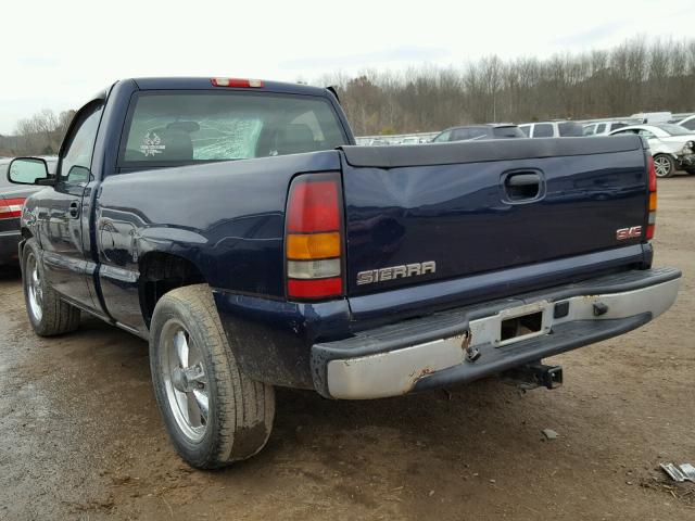 3GTEC14X56G256374 - 2006 GMC NEW SIERRA BLUE photo 3