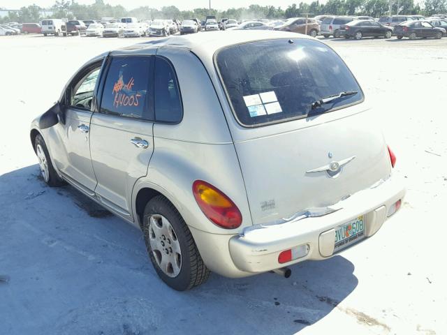 3C4FY58B45T586234 - 2005 CHRYSLER PT CRUISER GOLD photo 3