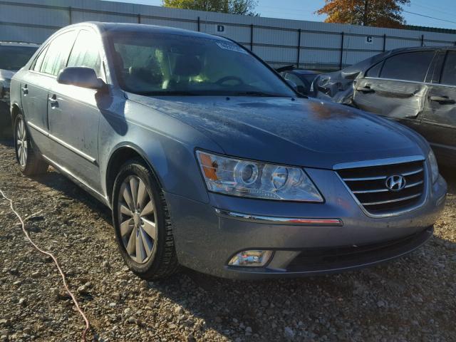 5NPEU46F09H447246 - 2009 HYUNDAI SONATA SE BLUE photo 1