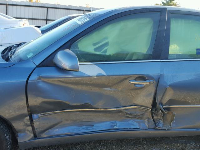 5NPEU46F09H447246 - 2009 HYUNDAI SONATA SE BLUE photo 10