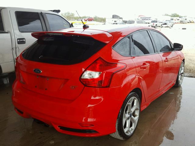 1FADP3L9XDL157893 - 2013 FORD FOCUS ST RED photo 4