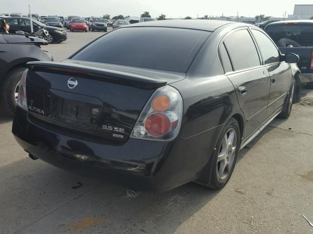 1N4BL11D23C103694 - 2003 NISSAN ALTIMA SE BLACK photo 4