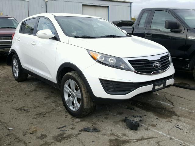 KNDPB3A21C7298354 - 2012 KIA SPORTAGE B WHITE photo 1