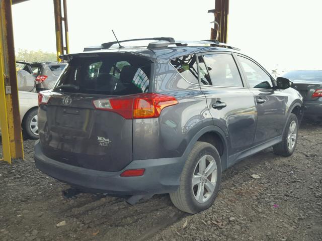 2T3WFREV9DW018841 - 2013 TOYOTA RAV4 XLE GRAY photo 4