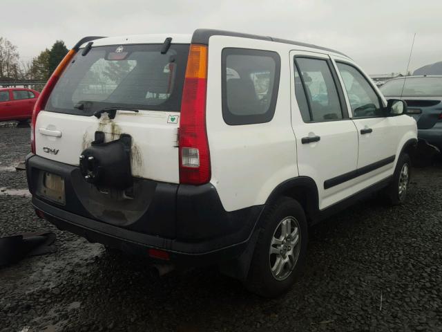 JHLRD68424C000532 - 2004 HONDA CR-V WHITE photo 4