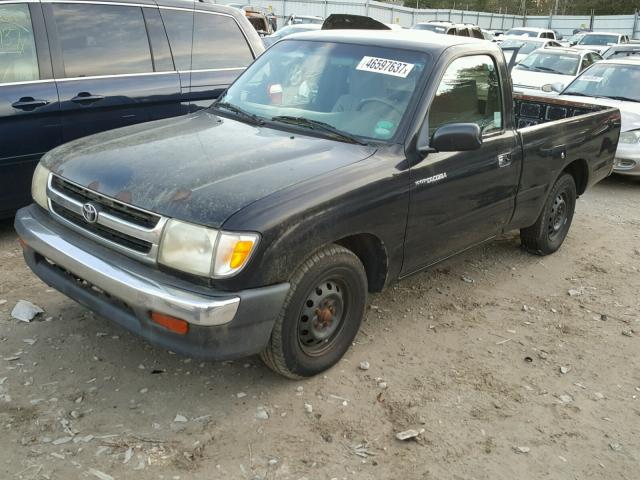 4TANL42N4XZ506977 - 1999 TOYOTA TACOMA BLACK photo 2