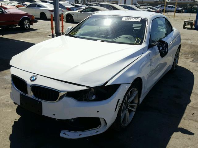 WBA4Z1C55JEA31317 - 2018 BMW 430I WHITE photo 2