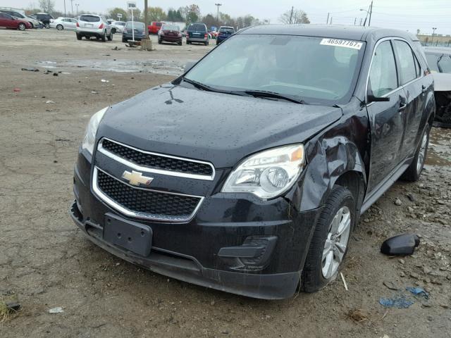 2GNALBEC6B1286896 - 2011 CHEVROLET EQUINOX LS BLACK photo 2